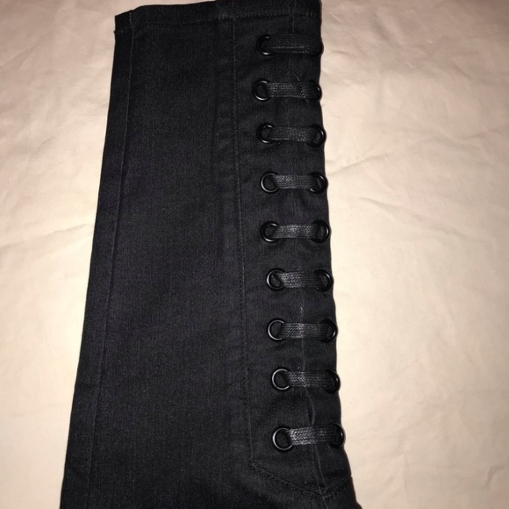 New Bianco Women's Skinny Jeans Black - Picture 2 of 3